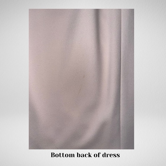 Calvin Klein Blush Pink Dress with Pearl Trim Bell Sleeves - Picture 6 of 6